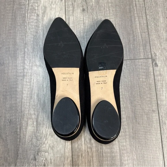 Aquatalia Black Women's Flats - Picture 3 of 6
